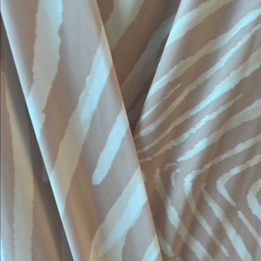 RACHEL Rachel Roy White and Tan Sleeveless Faux wrap Maxi Dress M - Picture 7 of 9